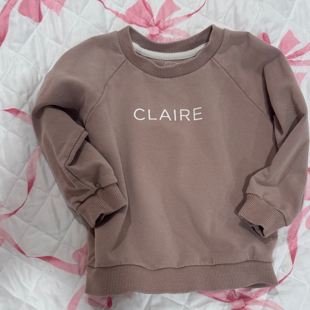 Caden Lane Brown Kids Sweatshirt